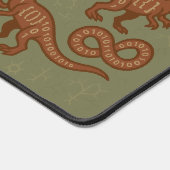 Dinosaurs Programming Binary Code Syntax Schreibtischunterlage (Ecke)