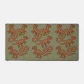 Dinosaurs Programming Binary Code Syntax Schreibtischunterlage (Vorderseite)