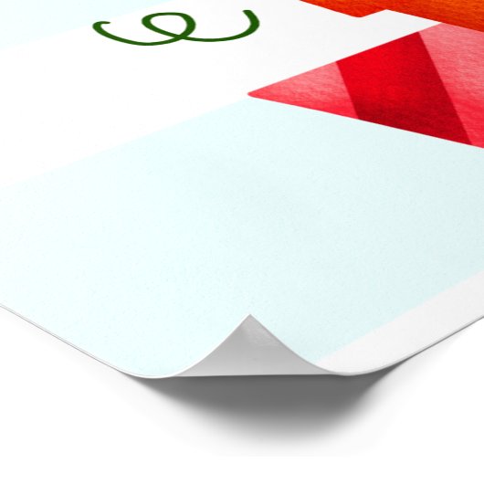 Dinosaurs Stomp Chomp and roar birhtday boy Poster (Ecke)