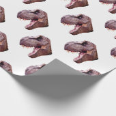 Dinosaurs T-Rex Geschenkpapier (Ecke)