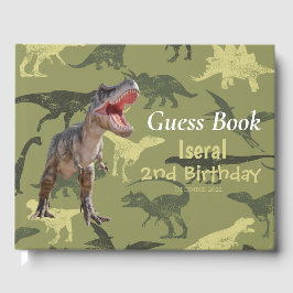 Dinosaurs T Rex Jurassic World Gästebuch