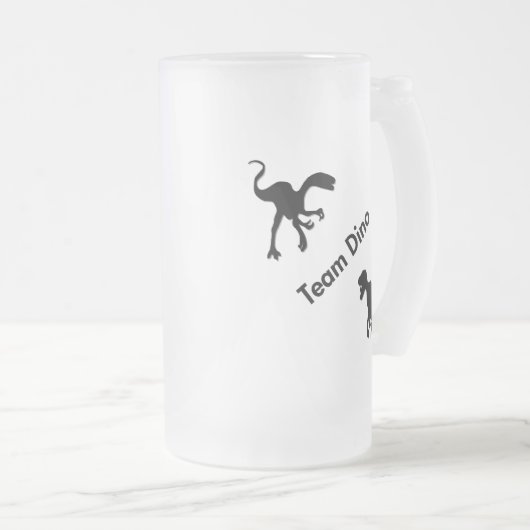Dinosaurs Team Dino Mattglas Bierglas (VorderseiteRechts)
