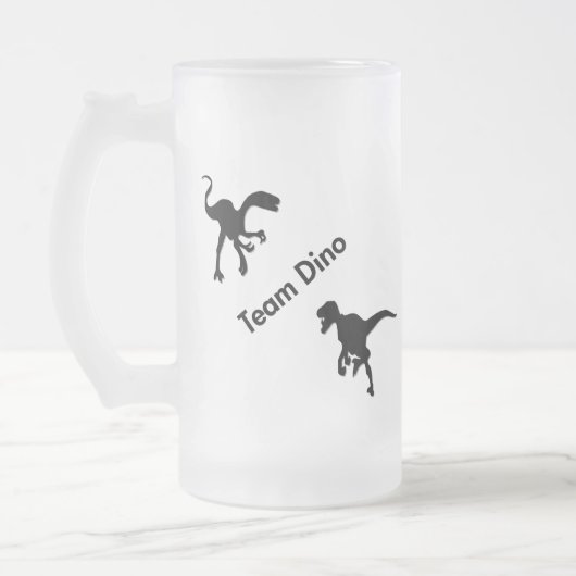 Dinosaurs Team Dino Mattglas Bierglas (Links)