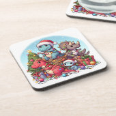 Dinosaurus Christmas , Getränkeuntersetzer (Linke Seite)