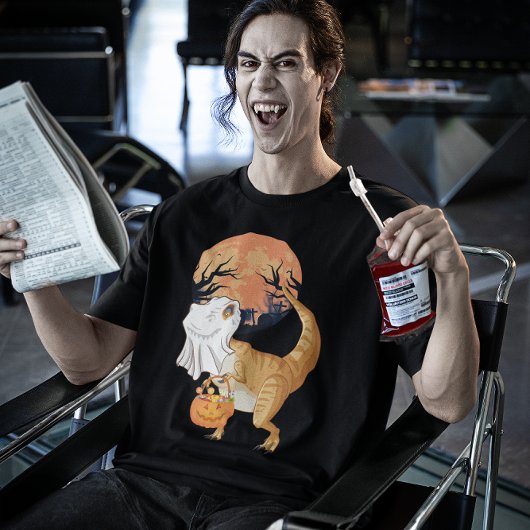 Dinosaurus Halloween Trick oder Treat Funny T-Shirt