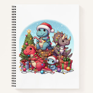 Dinosaurus Weihnachten , Notizblock