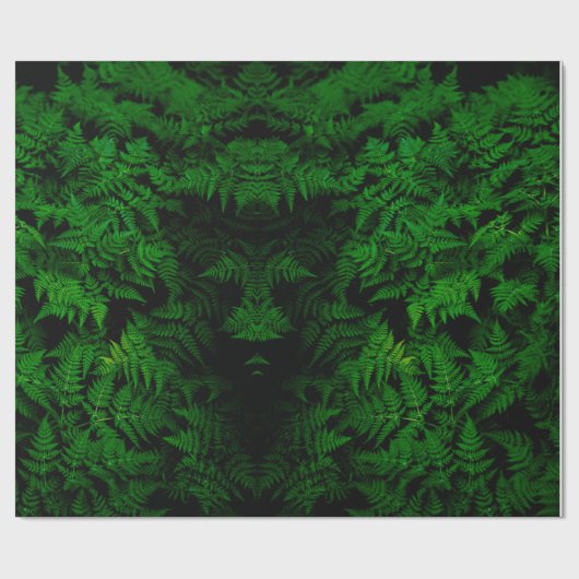 Dinosaurwald Geschenkpapier (Flach)