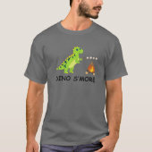 Dinosmore Dinosaurier Smore Campfire Camping T-Shirt (Vorderseite)