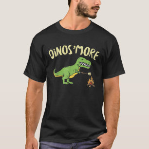 Dinosmore Funny Dino Smore Camping Dinosaurier Cam T-Shirt