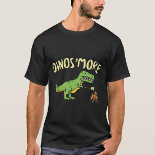 Dinosmore Lustiger Dino Smore Camping Dinosaur Cam T-Shirt