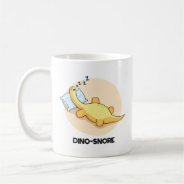 Dinosnore Funny Sleeping Dinosaurier Pun Kaffeetasse