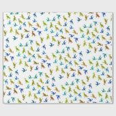 Dinosuars Pattern Geschenkpapier (Flach)