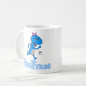 Dinotykes Allie ist ein Allosaurus Kaffeetasse (Vorderseite Links)