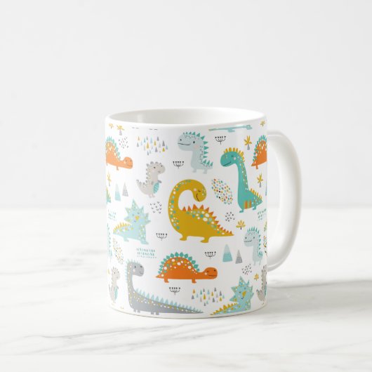 Dinousaurs Tasse für Kinder (VorderseiteRechts)