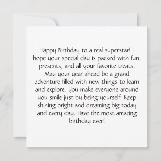 Dinozaur birthday Personalize Custom card (Rückseite)