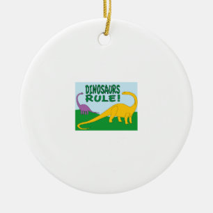 Dinsaurs Regel Keramikornament