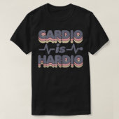 dio ist Hardio Funny Gym Running Retro 70er Fitnes T-Shirt (Design vorne)