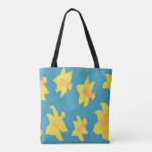 Dioden auf Blue Background Tote Bag Tasche (Rückseite)