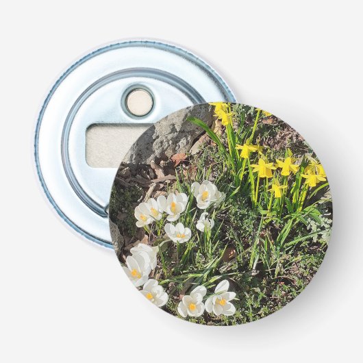 Dioden & Crocus Button Flaschenöffner (Vorderseite)