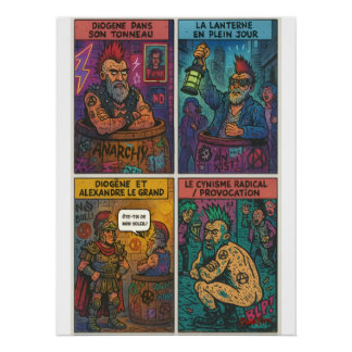Diogène Punk Poster