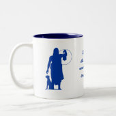 Diogenes-Armut (3) Zweifarbige Tasse (Links)