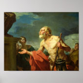 Diogenes Asking for Alms, 1767 Poster (Vorne)