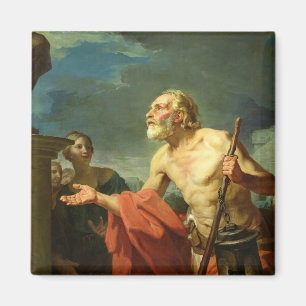 Diogenes, der für Almosen, 1767 fragt Magnet