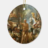 Diogenes, der nach einem ehrlichen Mann, c.1650-55 Keramik Ornament (Links)
