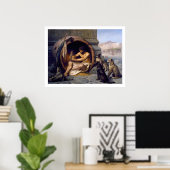 Diogenes & Dogs Poster Print von Gérôme (Heimbüro)