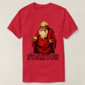 Diogenes Philosophen Weisheit über Einfachheit T-Shirt (Design vorne)