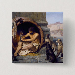 Diogenes umgab durch Hunde - durch Jean Leon Button