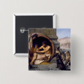 Diogenes umgeben von Hunden - von Jean Leon Gerome Button (Vorne & Hinten)
