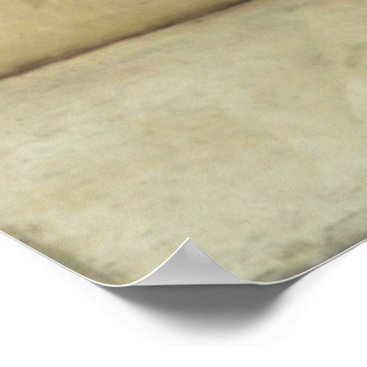 Diogenes von John William Waterhouse Poster (Ecke)