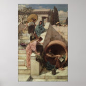 Diogenes von John William Waterhouse Poster (Vorne)
