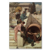 Diogenes von John William Waterhouse Tischnummer (Rückseite)