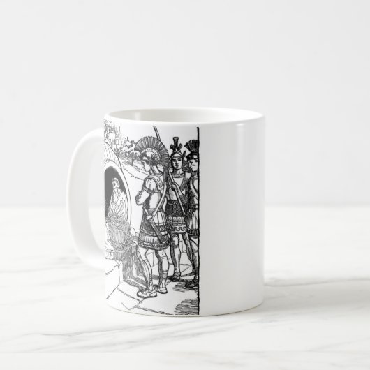 Diogenes von Sinope Kaffeetasse (Vorderseite Links)
