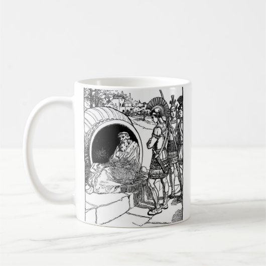 Diogenes von Sinope Kaffeetasse (Links)
