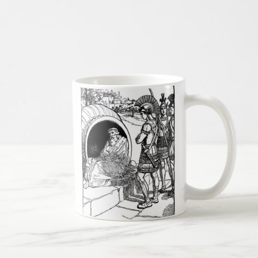 Diogenes von Sinope Kaffeetasse (Rechts)