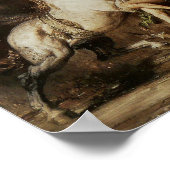 Diomedes von seinen Pferden gegossen Poster (Ecke)