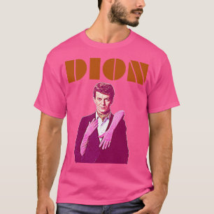Dion allein mit einem Musiksymbol 60er FanArt T-Shirt