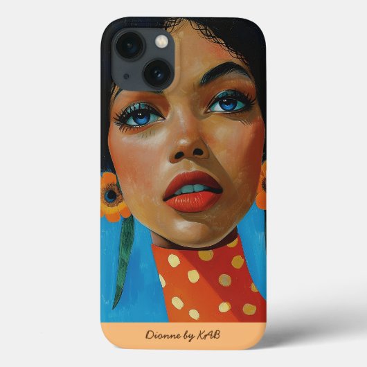 Dionne von KAB iPhone Case (Rückseite)