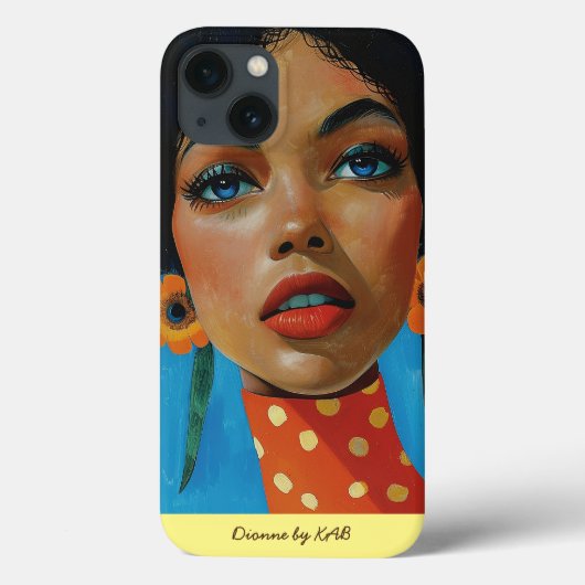 Dionne von KAB iPhone Case (Rückseite)