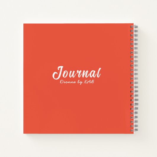 Dionne von KAB Journal Notizblock (Rückseite)