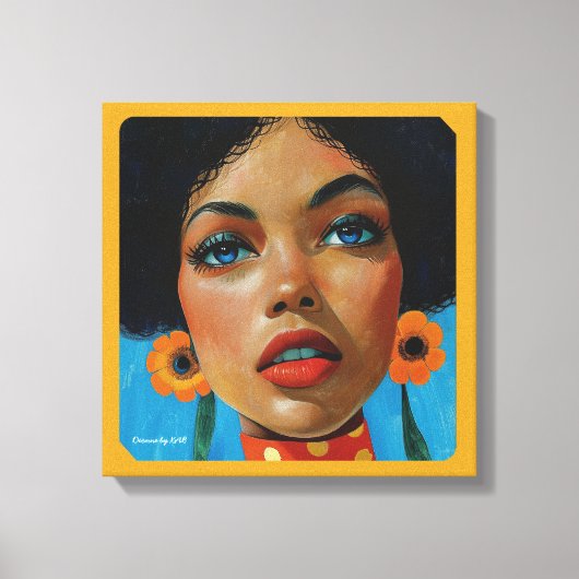 Dionne von KAB Premium Wrapped Canvas Leinwanddruck (Vorderseite)
