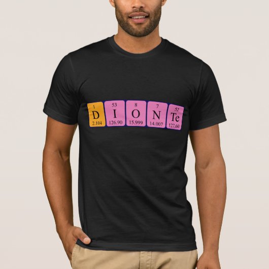 Dionte Periodenname Shirt (Vorderseite)