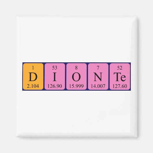 Dionter Periodenmagnet Magnet (Vorne)