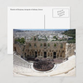 Dionysos Acropolis Postkarte (Vorne/Hinten)