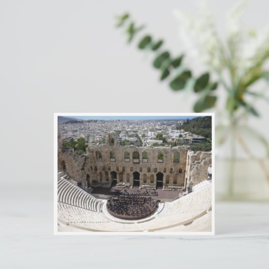 Dionysos Acropolis Postkarte (Stehend Vorderseite)
