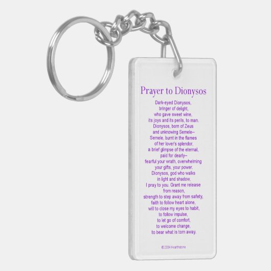 Dionysos (Dionysus) Schlüsselanhänger (Vorderseite links)