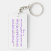 Dionysos (Dionysus) Schlüsselanhänger (Rückseite)